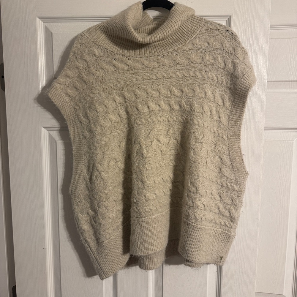 Cozy Cream Cable Knit Turtleneck Sweater